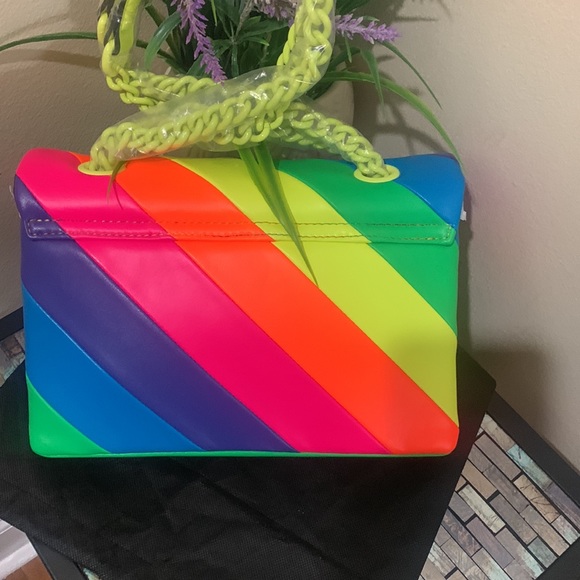 Kurt Geiger London Large Brixton Lock Leather Convertible Bag - Picture 12 of 16